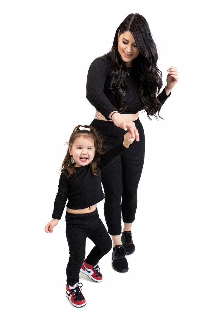 BABY E My Little Bestie Set (Black)(Mommy) Matching Sets 3 BABY E My Little Bestie Set (Black)(Mommy) Matching Sets