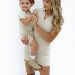 BABY E Mi Bebecita Dress (Nude)(Baby) Bottoms