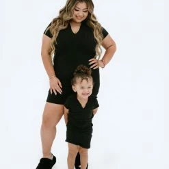 BABY E Bottoms Mi Bebecita Dress (Black)(Baby)