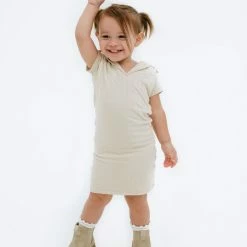 BABY E Mi Bebecita Dress (Nude)(Baby) Bottoms