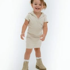 BABY E Mi Bebecita Dress (Nude)(Baby) Bottoms