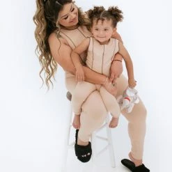 BABY E Mi Corazoncito Matching Set (Nude/Brown)(Mommy) 5 BABY E Mi Corazoncito Matching Set (Nude/Brown)(Mommy)