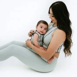 BABY E Mi Corazoncito Matching Set (Sage/Black)(Baby)