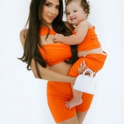 BABY E Tops 4 Lifers Set (Orange)(Mommy)