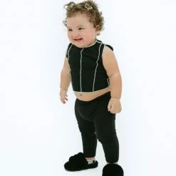 BABY E Mi Corazoncito Matching Set (Black/White)(Baby)