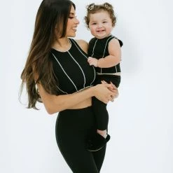 BABY E Mi Corazoncito Matching Set (Black/White)(Baby)