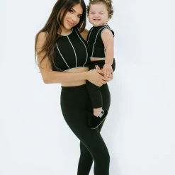 BABY E Mi Corazoncito Matching Set (Black/White)(Baby)