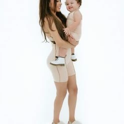 BABY E Tops My Mini Me Romper (Nude/Brown)(Mommy)