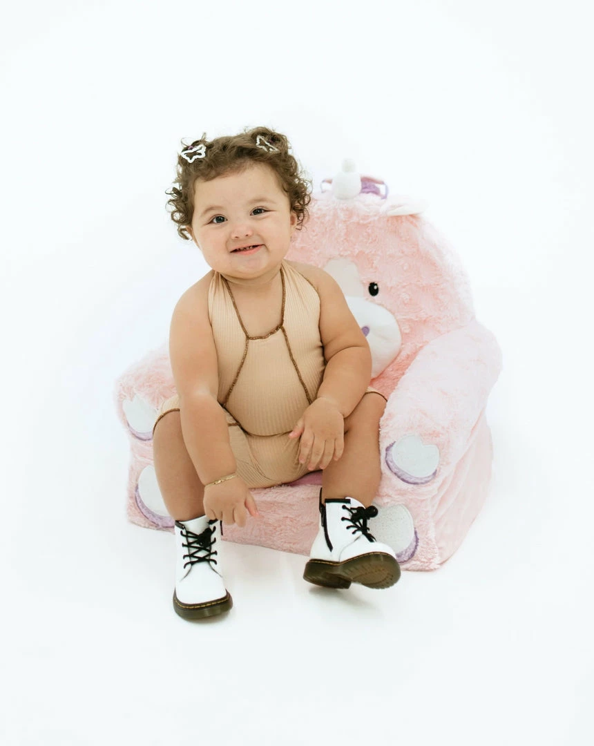 BABY E My Mini Me Romper (Nude/Brown)(Baby) Tops 3 BABY E My Mini Me Romper (Nude/Brown)(Baby) Tops