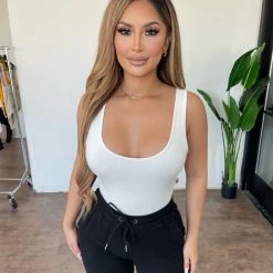 Final Touch Toki U-Neck Bodysuit(White)