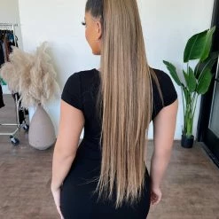 Black Bead Cleva Dress (Black)