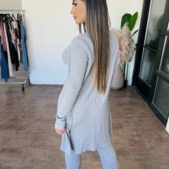 PaperMoon Tops Pearl 3 Piece Matching Set(Heather Grey)