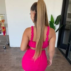 Cherry Mellow Brienne 2 Piece Set(Fuchsia)