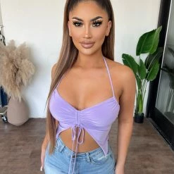 Tresser Ulissa Halter Top(Lavender) Tops