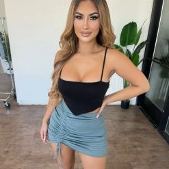 ANWND Vivi Cropped Top(Black)