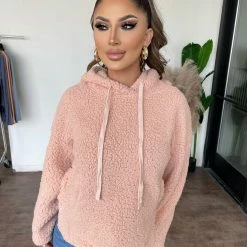Loveriche Melissa Fur Hoodie(Blush)