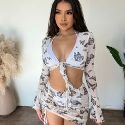 Bear Dance Tops Jessa Butterfly Set (Ivory)