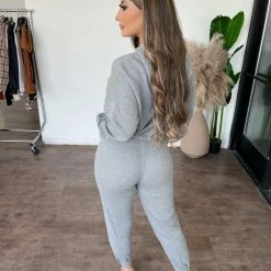 Mind Code Tops Tony Jogger Set(Heather Grey)