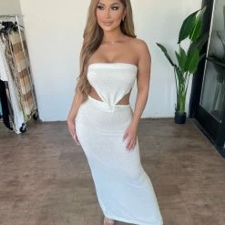 Beige Botany Dresses/Rompers Maura Dress(Off White)