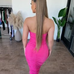 BLANC Irie Dress (Hot Pink)