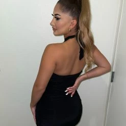 Tresser Izabella Halter Dress(Black)FINAL SALE Dresses/Rompers