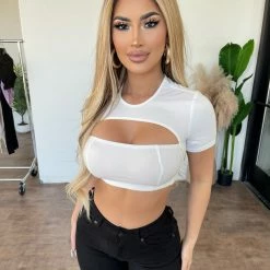 Bear Dance Britt Key Hole Top(Ivory)Final Sale