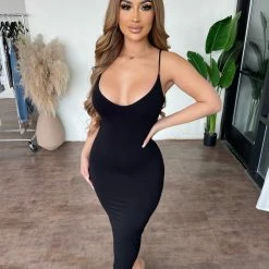 Black Bead Myla Dress(Black) Dresses/Rompers