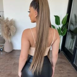 Hera Collection Tops Arianna Crop Top (Nude)