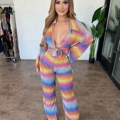 Itzy Shelby Three Piece Set(Yellow/Blue)