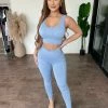 Mono B Tops Olivia Legging Set(Blue)