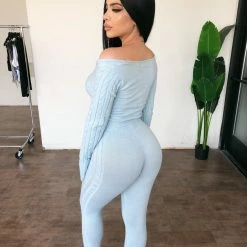 36.5 Dani Twist Set(Baby Blue) Tops