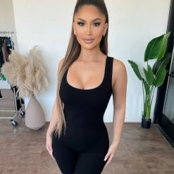 La Luxe Annia Jumpsuit (Black)