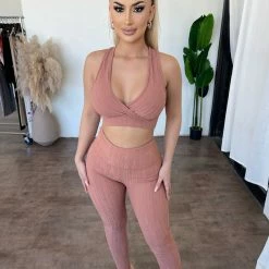 Mono B Tops Maddy Matching Set(Hazel)