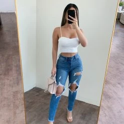 Cello Bottoms Mallie High Rise Skinny Jeans (Medium)