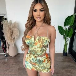 BLANC Leslie Skirt Set(Yellow)