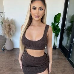 Emory Park Ema Tank Matching Set(Brown)