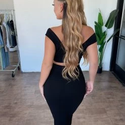 Bijou Jeanne 2 Piece Set(Black)