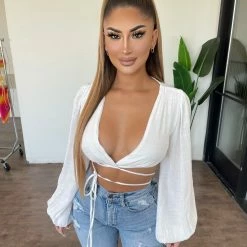 Betty Ootd Tops Irma Top(White)