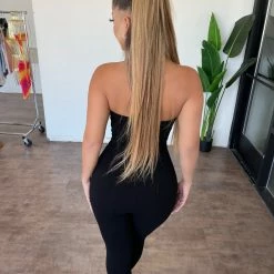 La Luxe Bottoms Erin Jumpsuit(Black)