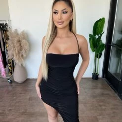 Sabora Carolyn Cami Dress(Black) Dresses/Rompers