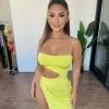Sabora Eliana Dress(Lime Green) Dresses/Rompers
