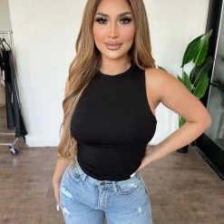 Final Touch Maren Crop Top(Black)