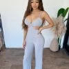 Audrey 3+1 Ari Cami Jumpsuit(Grey) Tops