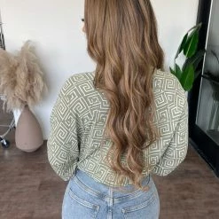 Emory Park Zella Knot Top (Sage) Tops