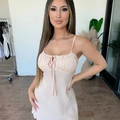 Audrey 3+1 Vanity Cami Dress(Linen)