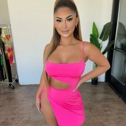 Sabora Eliana Dress(Neon Pink) Dresses/Rompers