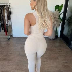 La Luxe Sarina Matching Set(Cream) Tops