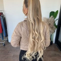 36.5 Glenn Button Quilt Jacket(Khaki) Tops