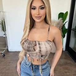 IJoah Tops Terra Cami Top(Dark Brown)