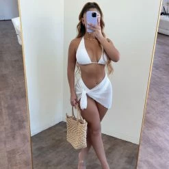 Mermaid Tops Sammie 3 Piece Set(White)